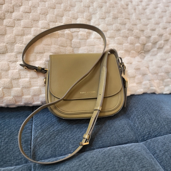 Marc Jacobs Mini Rider Olive Crossbody Bag.. - Picture 1 of 13